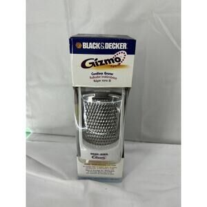 Black & Decker Gizmo Cordless Electric Cheese Grater With 3 Blades GG200 NEW